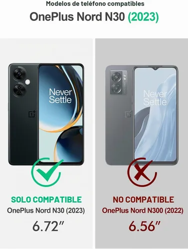 Vista 2 de Poetic Revolution - Funda para OnePlus Nord N30 5G, [probada contra caídas de grado militar de 20 pies], funda protectora resistente de doble capa a