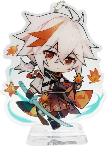 Vista 26 de YJacuing Genshin Impact - Figura de llavero de acrílico