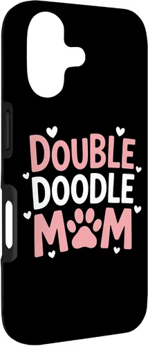 Vista 3 de Double Doodle Mom Labradoodle Goldendoodle Dog Parent Doodle Case for iPhone 17