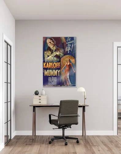 Vista 7 de Universal Monsters - Juego de póster de película de 3 piezas (Drácula, Frankenstein y la momia) (tamaño: 24 "x 36" cada uno) (carteles laminados)