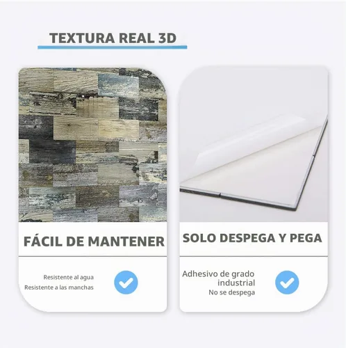 Vista 7 de Art3d Panel de pared de 5 hojas (paquete de 5) de madera rústica, madera de baywood rústica A16513.