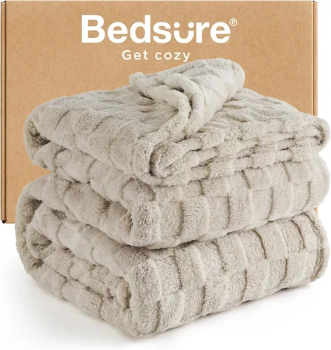 Vista 15 de Bedsure GentleSoft - Manta verde salvia para sofá, manta de forro polar a cuadros, regalos de Navidad para mujeres, hombres y niñas, bonita manta