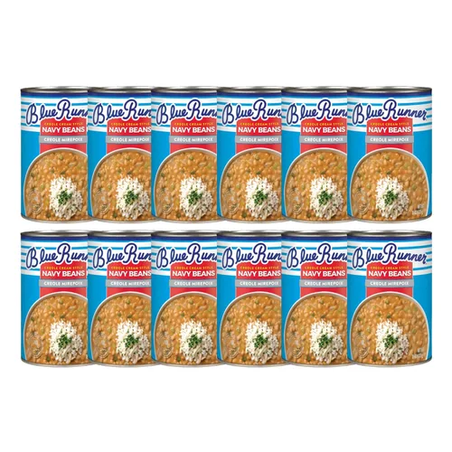 Vista 8 de Blue Runner Frijoles negros estilo crema criolla 16 onzas (paquete de 12)