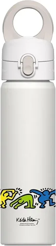 Vista 65 de RHINOSHIELD AquaStand - Botella magnética de 16 onzas, botella de agua aislada de acero inoxidable de boca redonda, botella deportiva con mango