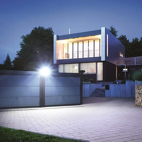 Vista 3 de Luz de inundación LED de 10 W, 1100 lúmenes, luz súper brillante de seguridad/trabajo/planta, IP66 impermeable al aire libre, reflector para porche