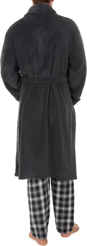 Vista 2 de IZOD Bata de forro polar suave y cómoda para hombre