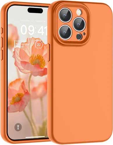 Vista 211 de SUPFINE - Funda diseñada para iPhone 12, silicona líquida premium con [forro de microfibra suave antiarañazos][protección de cámara mejorada], funda