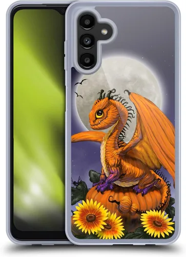 Vista 15 de Head Case Designs Officially Licensed Stanley Morrison Bat Winged Cat Vs Red Dragons 3 Gel Case [Military Grade Protection] Compatible with Samsung