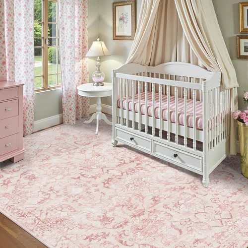 Vista 63 de Alfombra de área pequeña de 2 x 3 pulgadas, color beige, para entrada, baño, cocina, antideslizante, de pelo bajo, lavable, moderna alfombra bohemia