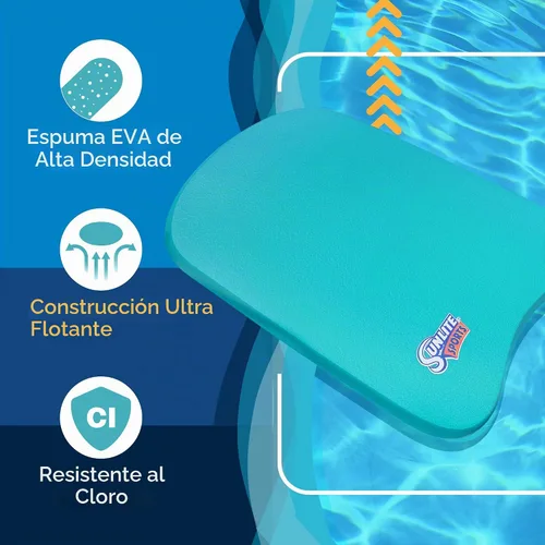 Vista 3 de Sunlite Sports Swimming Kickboard - One Size Fits All - A Great Training Aid for Children and Adults
