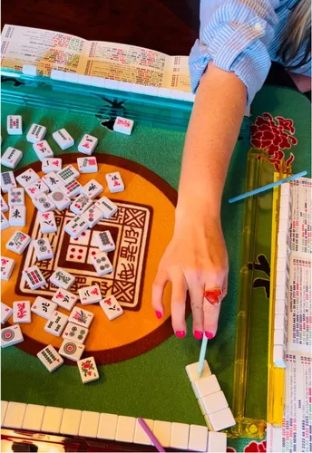 Vista 8 de Mahjong Tile Takers Divertido Fidget Ayuda a la concentración Regalo o premio único de Mahjongg Noche de juegos o torneo Novedad Mahj