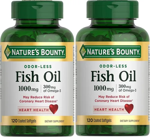 Vista 8 de Nature's Bounty Aceite de pescado 1000 mg cápsulas blandas recubiertas, 220