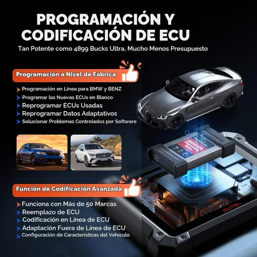 Vista 4 de Autel, sistema de análisis y diagnóstico de vehículos automóviles