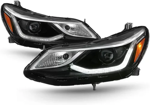 Vista 7 de AKKON - Faros delanteros para Chevy Cruze modelo 2016 2017 2018 2019 w/LED DRL halógeno proyector faros izquierdo lado del conductor