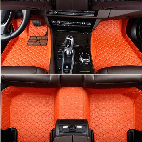 Vista 23 de Alfombrillas personalizadas para automóvil compatibles con Audi, BMW, Mercedes-Benz, Chevy, Cadillac, Honda, Toyota, Lexus, Infiniti, Nissan, rojo