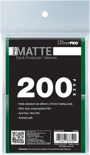 Vista 10 de Ultra PRO - Protector de cubierta de fundas de tarjetas estándar azul PRO-Gloss de 200 unidades, protege y almacena tarjetas coleccionables