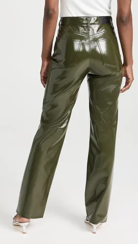 Vista 3 de Pistola Denim Pantalones Cassie de charol sintético para mujer