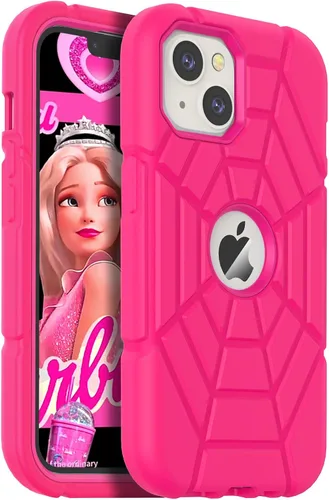 Vista 12 de Grifobes Funda diseñada para iPhone 14 Pro, silicona gruesa 3 en 1, resistente, a prueba de golpes, resistente, funda de goma de 6.1 pulgadas
