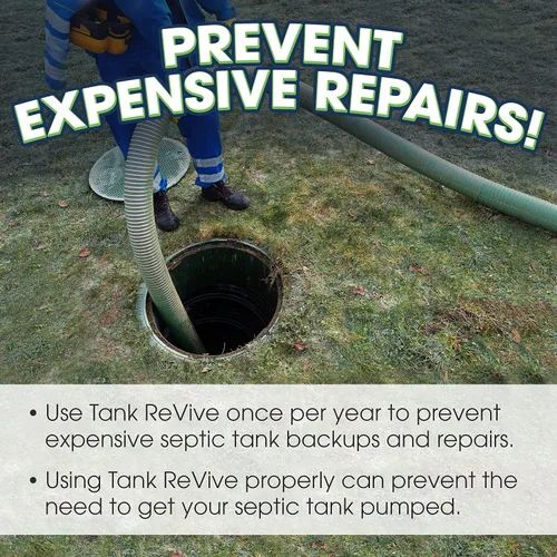 Vista 4 de Tank Revive para sistemas sépticos domésticos – 1 litro, probióticos vivos licuan lodos, mantienen los tanques sépticos limpios hasta por un año