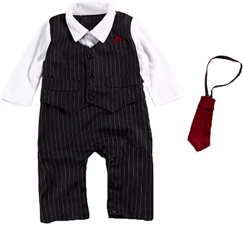 Vista 3 de EGELEXY esmoquin chaleco, traje para casamiento, formal para bebé