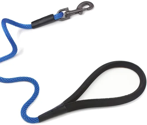 Vista 5 de Correa larga para perro, correa de control de obediencia, entrenamiento, agilidad, cable de control de cachorro, correa de 15 pies, 30 pies, 50 pies