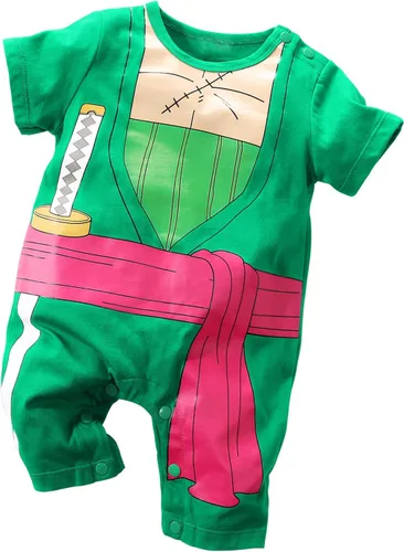 Vista 2 de RELABTABY Mameluco de algodón de manga larga para bebé recién nacido, para cosplay