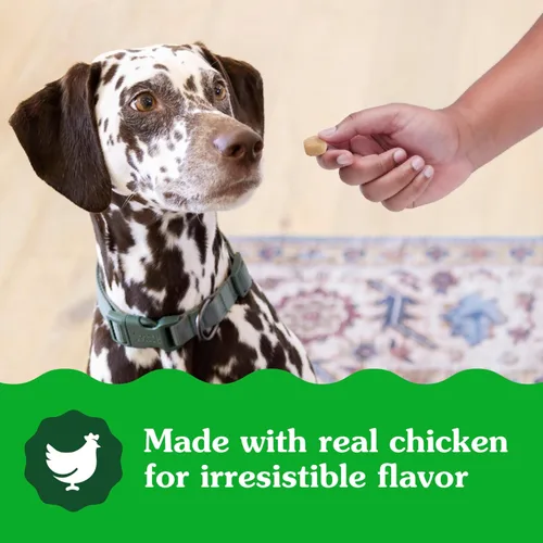 Vista 10 de Greenies Suplementos masticables calmantes para perros sabor a pollo, 7.3 oz. Contenedor de 40