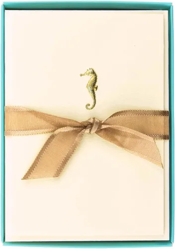 Vista 17 de Graphique Tarjetas de Apple, paquete de 10 tarjetas con sobres, saludos para todas las ocasiones, interior en blanco, relieve de lámina dorada