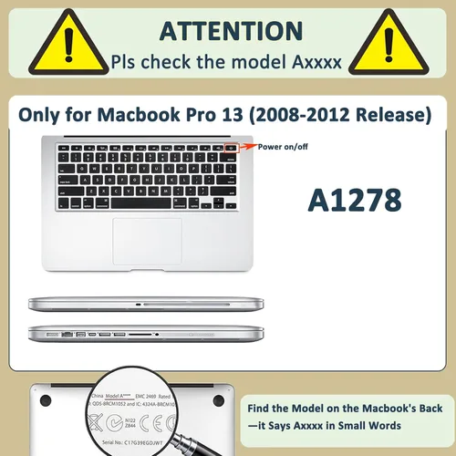 Vista 9 de Carcasa para laptop MacBook Air de 11 pulgadas 2015 2014 2013 2012 2011 2010 versión modelo A1465 A1370, Air 11.6 pulgadas a presión funda rígida