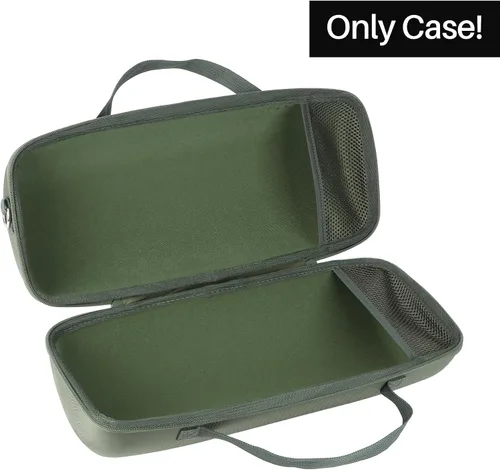 Vista 3 de Funda compatible con altavoz Bluetooth portátil JBL Xtreme 5 (verde militar)