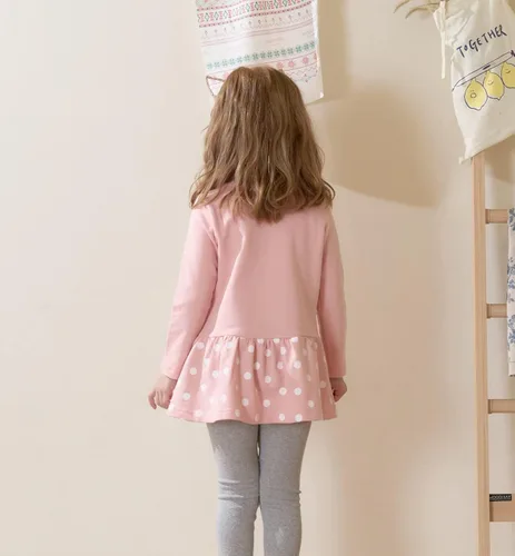 Vista 4 de Chatter Carrot Túnica de manga larga para niñas pequeñas y niños