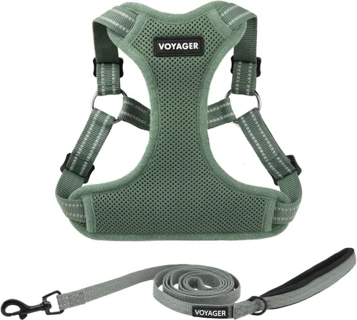 Vista 22 de [Usado] Best Pet Supplies Voyager - Arnés ajustable, transpirable, antitirones, para perros pequeños, medianos y grandes, para caminar, trotar