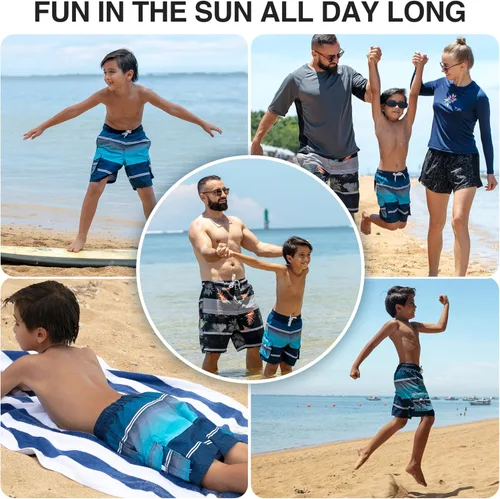 Vista 40 de Kanu Surf Traje de baño Yolo de secado rápido UPF 50+ para niños