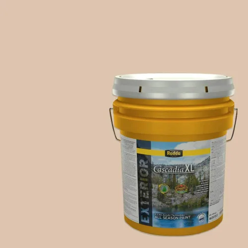 Vista 123 de Rodda Paint CASCADIA XL Pintura e imprimación satinada exterior en uno, cuarto de galón, abulón