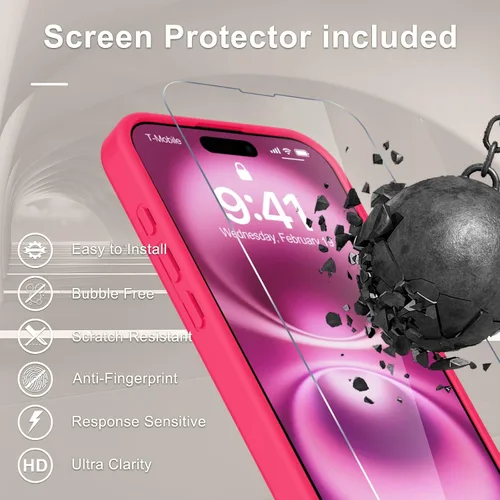 Vista 835 de Funda para Google Pixel 10 Pro XL, cubierta magnética mate, color negro Fit for MagSafe, Screen Protector included, Shockproof Military Grade