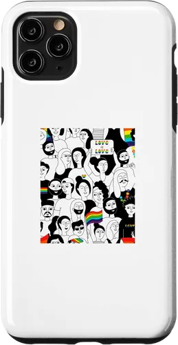 Vista 11 de iPhone 15 LGBTQ Community Lesbian Gay Bi Trans Love Parade Culture Case