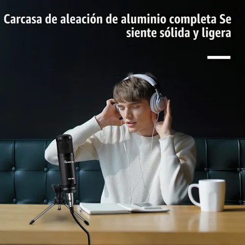 Vista 6 de Podcast Studio Micrófono de condensador para streaming-L02-50A