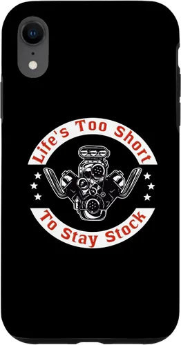 Vista 23 de iPhone 13 Pro Max Life es demasiado corta para mantenerse en stock - Drag Racing Muscle Car V8 Case