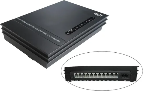 Vista 3 de SOHO-PBX SP-208 (2 x 8) Interruptor telefónico PABX Sistema de Control de Intercambio 110V