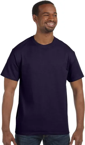 Vista 111 de Gildan Camiseta G500 para hombre Ceniza/baya