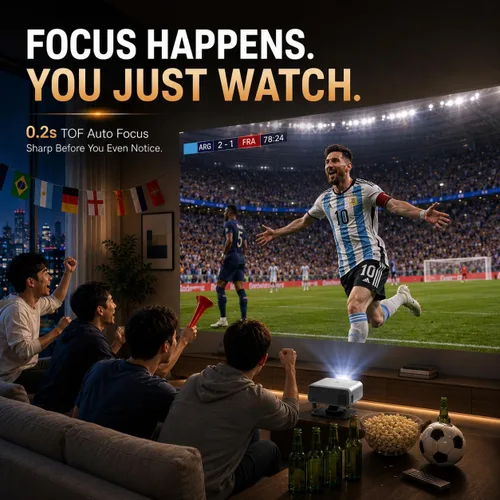Vista 8 de [Aplicación con licencia oficial y 4500 ANSI] Proyector 4K con WiFi y Bluetooth, audio Dolby 3D y proyector inteligente