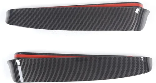 Vista 4 de Daeiclru Espejo retrovisor lateral de automóvil, ajuste de cejas de lluvia compatible con Chevrolet Corvette C8 2020-2023, visera de espejo lateral