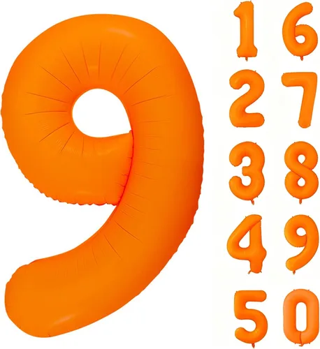 Vista 96 de Globos gigantes de helio de aluminio de 40 pulgadas, color negro, globos digitales grandes del número 0 para decoración de fiesta de cumpleaños
