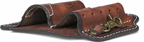 Vista 6 de Funda multiherramienta de cuero para cinturón compacto EDC bolsa de bolsillo 5 en 1 organizador