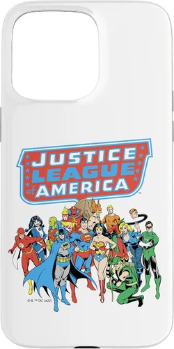 Vista 28 de Funda para iPhone 16 DC Comics Justice League Of America Group Shot