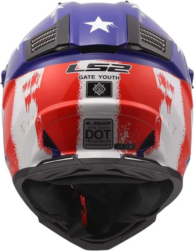 Vista 4 de LS2 Helmets Gate - Casco integral juvenil