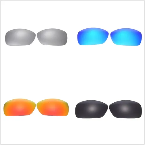 Vista 6 de NicelyFit 4 pares de lentes de repuesto polarizados para gafas de sol Oakley Hijinx