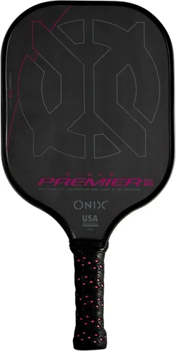 Vista 13 de Onix Carbon Fiber Surface Medium-Weight Premium Perforated Grip One-Piece Construction Pickleball Paddle