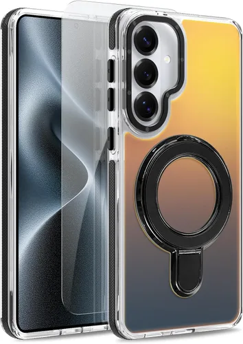 Vista 46 de Funda magnética para Google Pixel 10 Pro XL [compatible con Magsafe] [bonito diseño fluorescente de moda] a prueba de golpes, delgada, translúcida