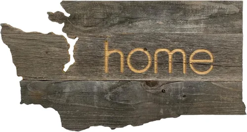 Vista 44 de Letrero de madera rústica de Alabama para casa de campo, decoración del hogar de pared estatal, es un gran regalo temático de AL para recién